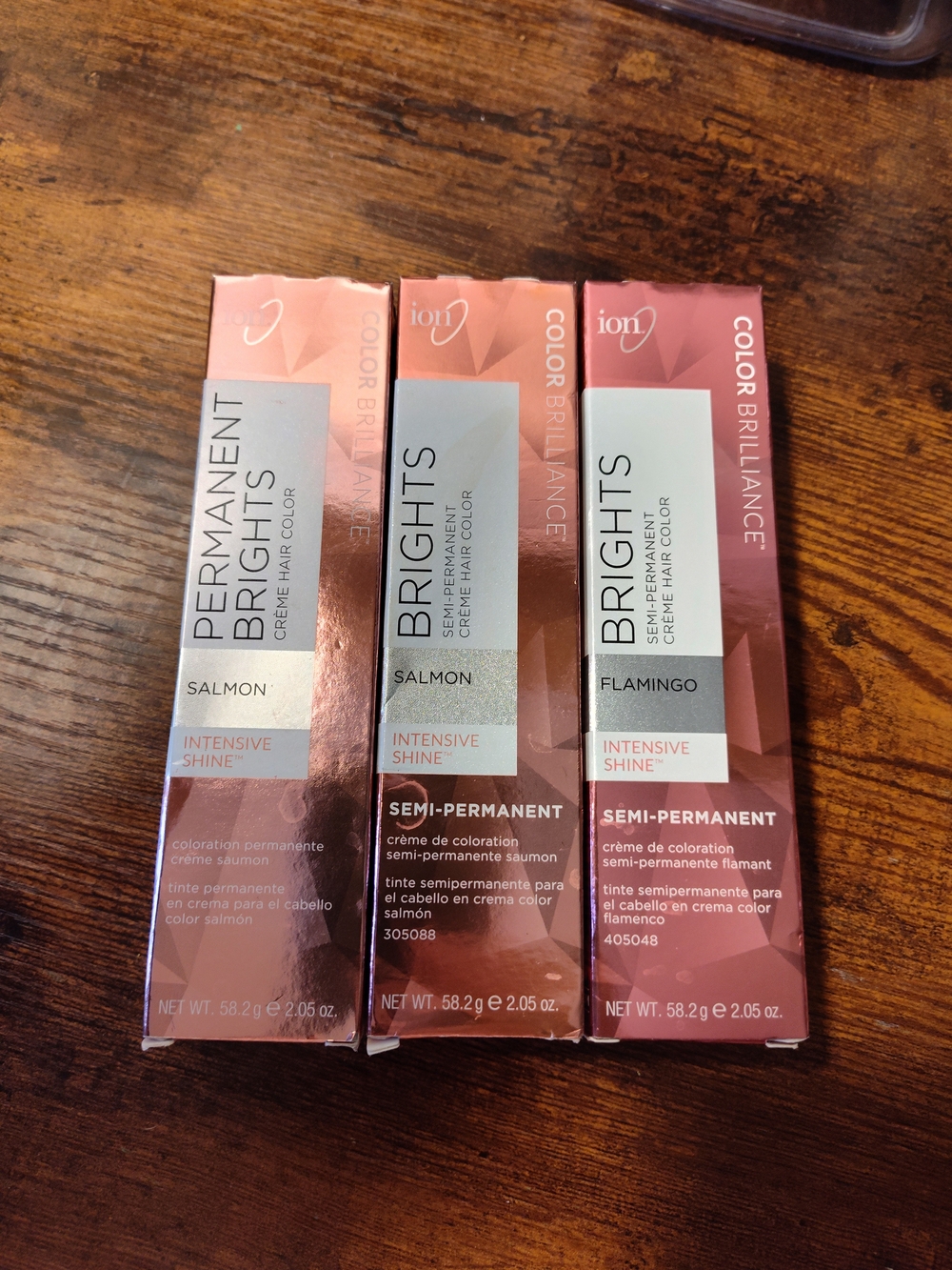 Ion Color Brilliance Semi-Permanent Hair Color in Salmon & Flamingo